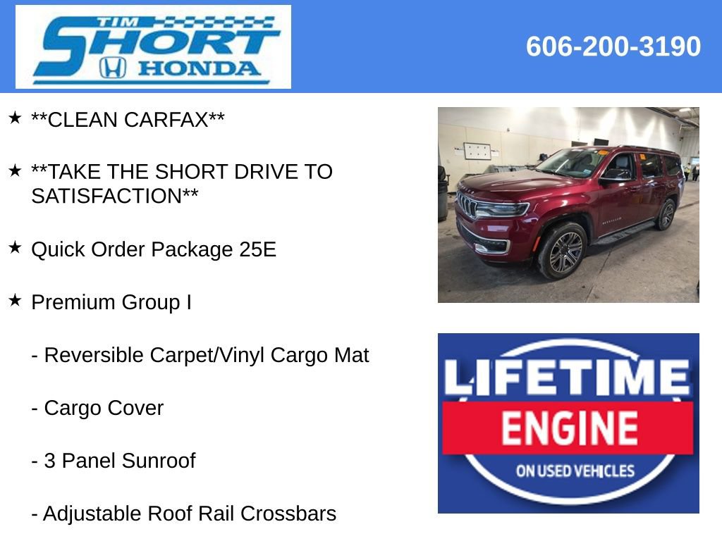 Used 2024 Jeep Wagoneer 4WD w/ Premium Group I image 4