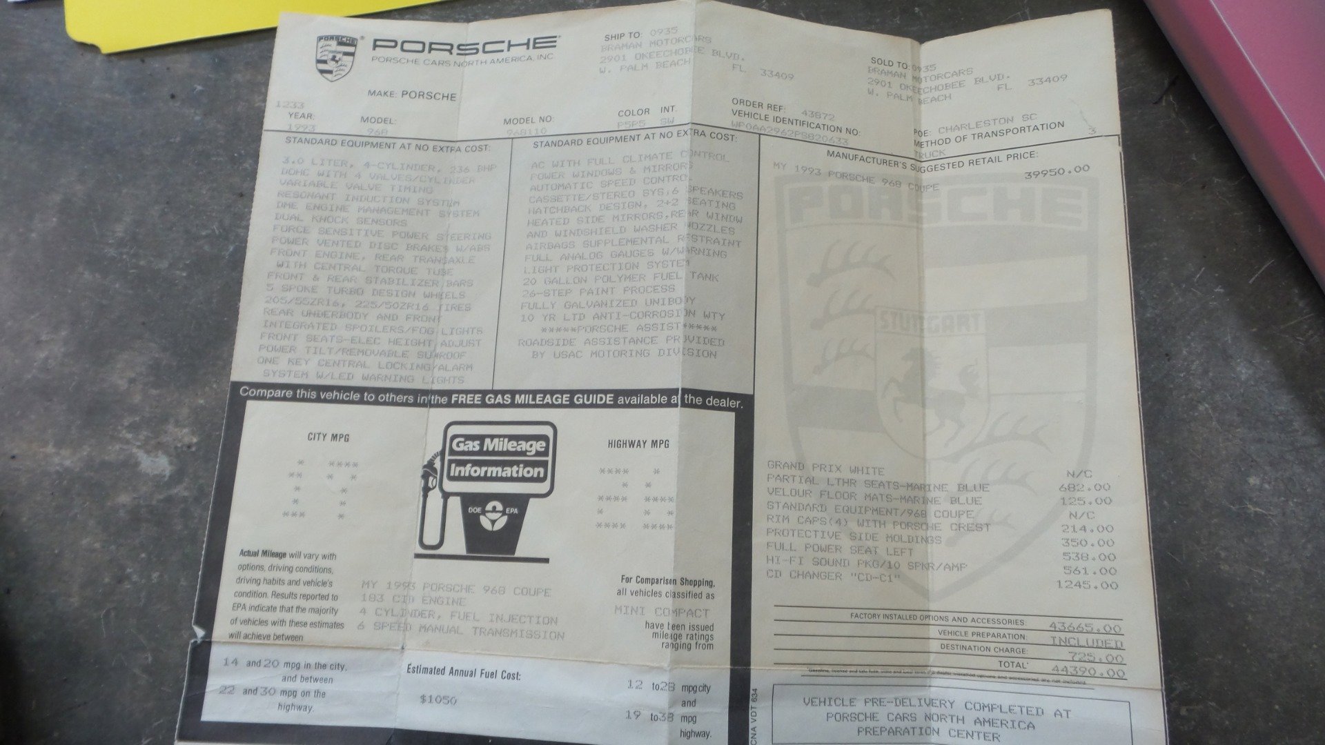 Used 1993 Porsche 968 Coupe image 70