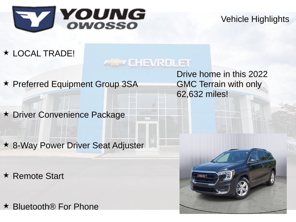 Used 2022 GMC Terrain SLE w/ Driver Convenience Package FWD image 8