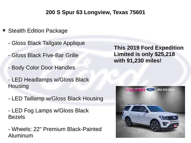 Used 2019 Ford Expedition Limited w/ Equipment Group 303A RWD image 15