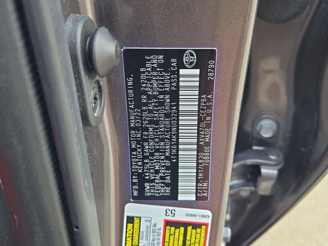 Used 2022 Toyota Camry XSE FWD image 23