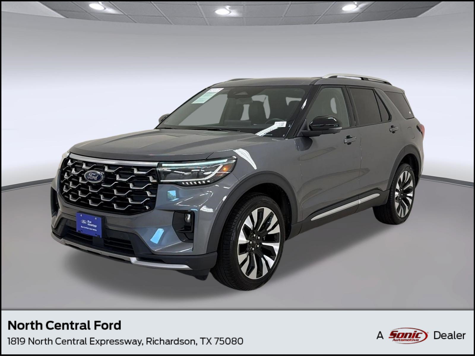Certified 2025 Ford Explorer Platinum w/ LUX Leather Package