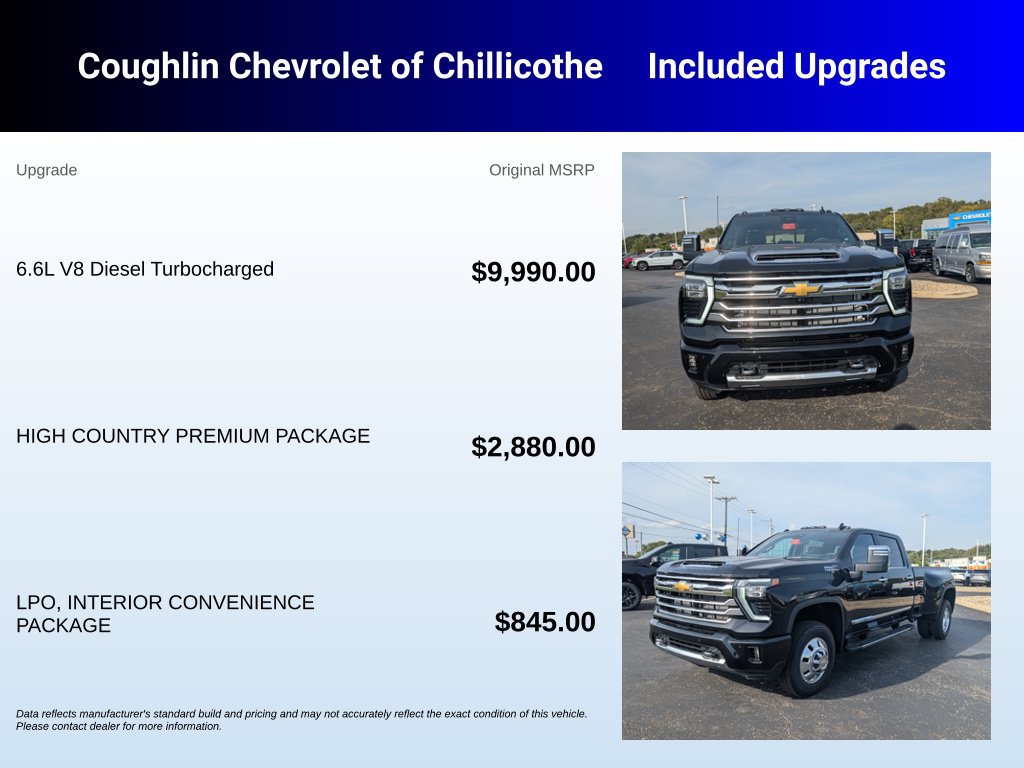 New 2026 Chevrolet Silverado 3500 High Country w/ High Country Premium Package AWD/4WD image 3