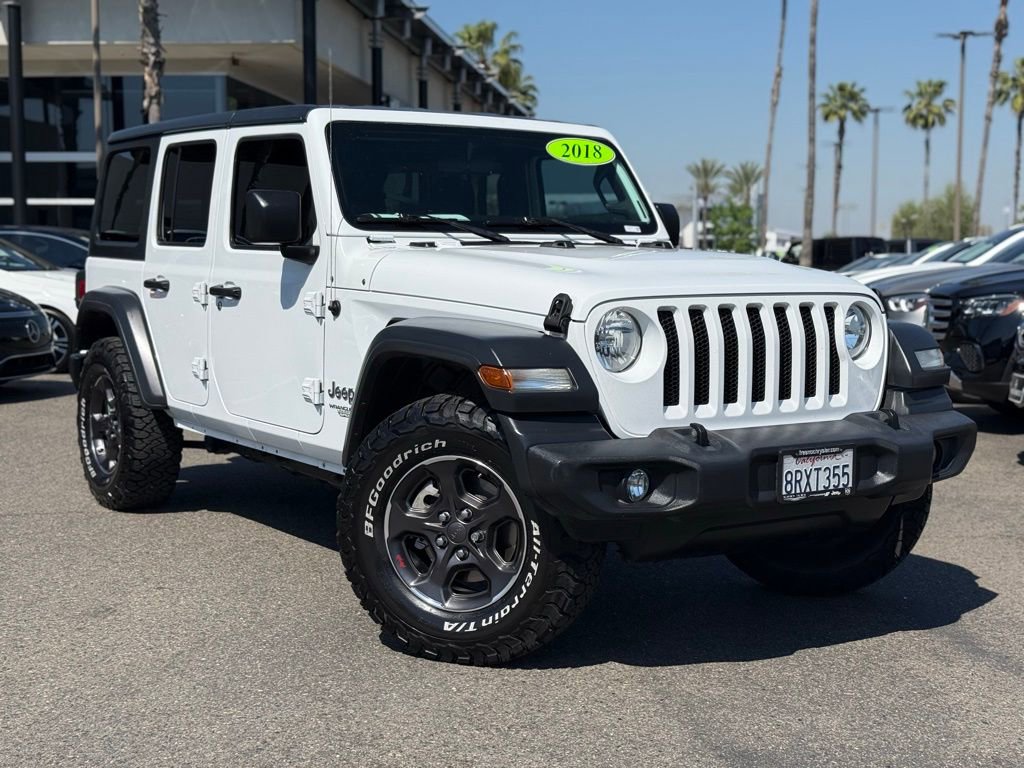 Used 2018 Jeep Wrangler Unlimited Sport S image 1
