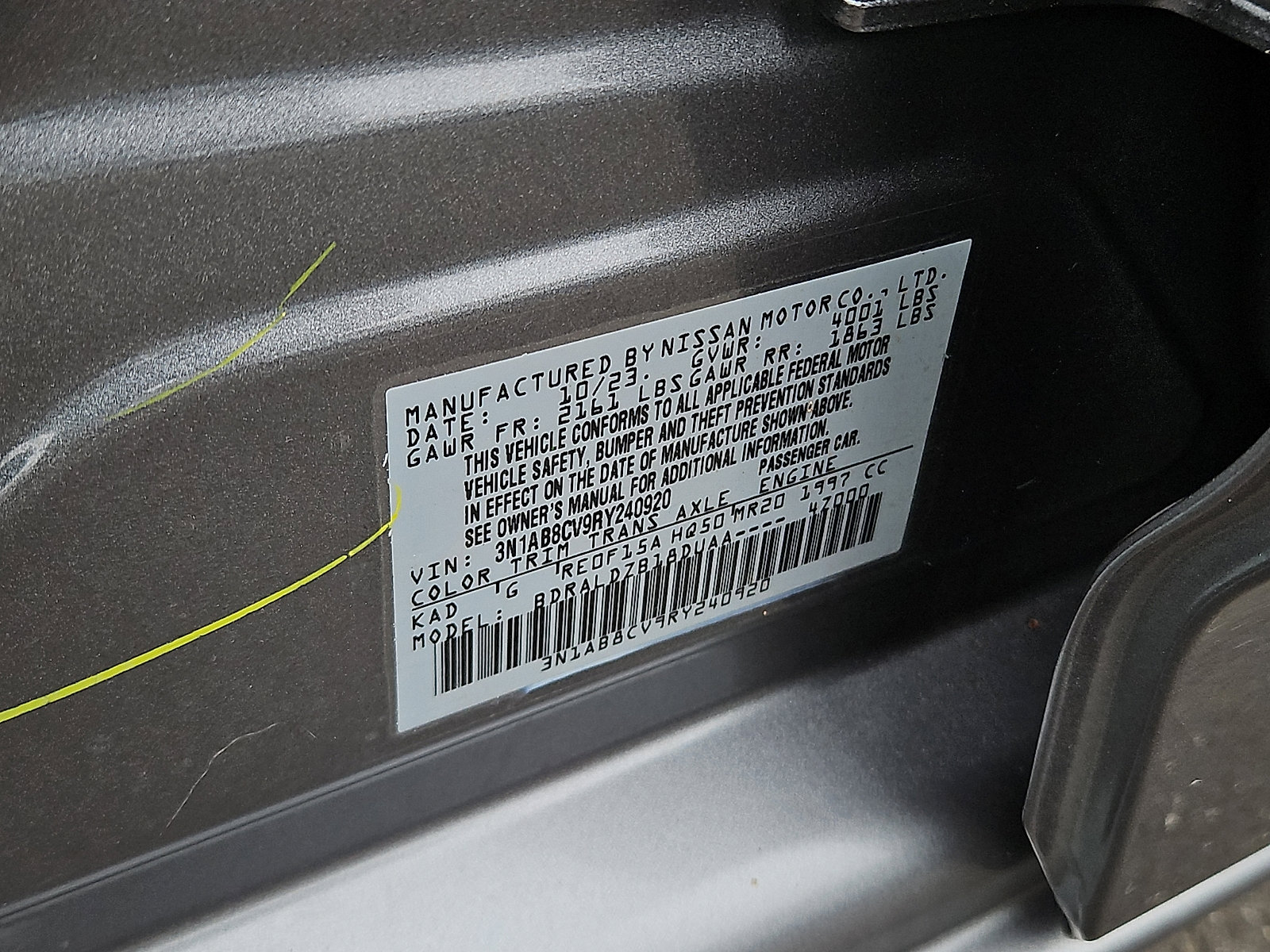 Certified 2024 Nissan Sentra SV w/ All-Weather Package image 26