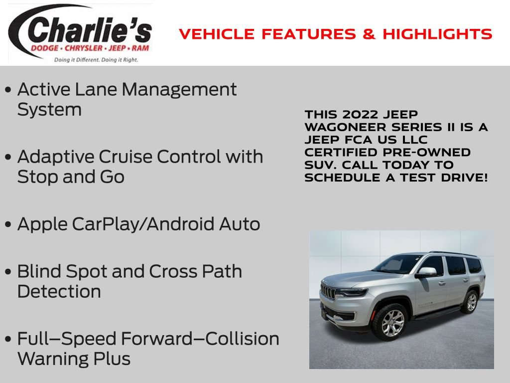 Used 2022 Jeep Wagoneer Series II AWD/4WD image 7