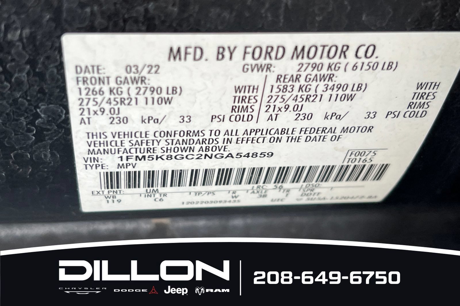 Used 2022 Ford Explorer ST w/ Equipment Group 401A AWD/4WD image 34