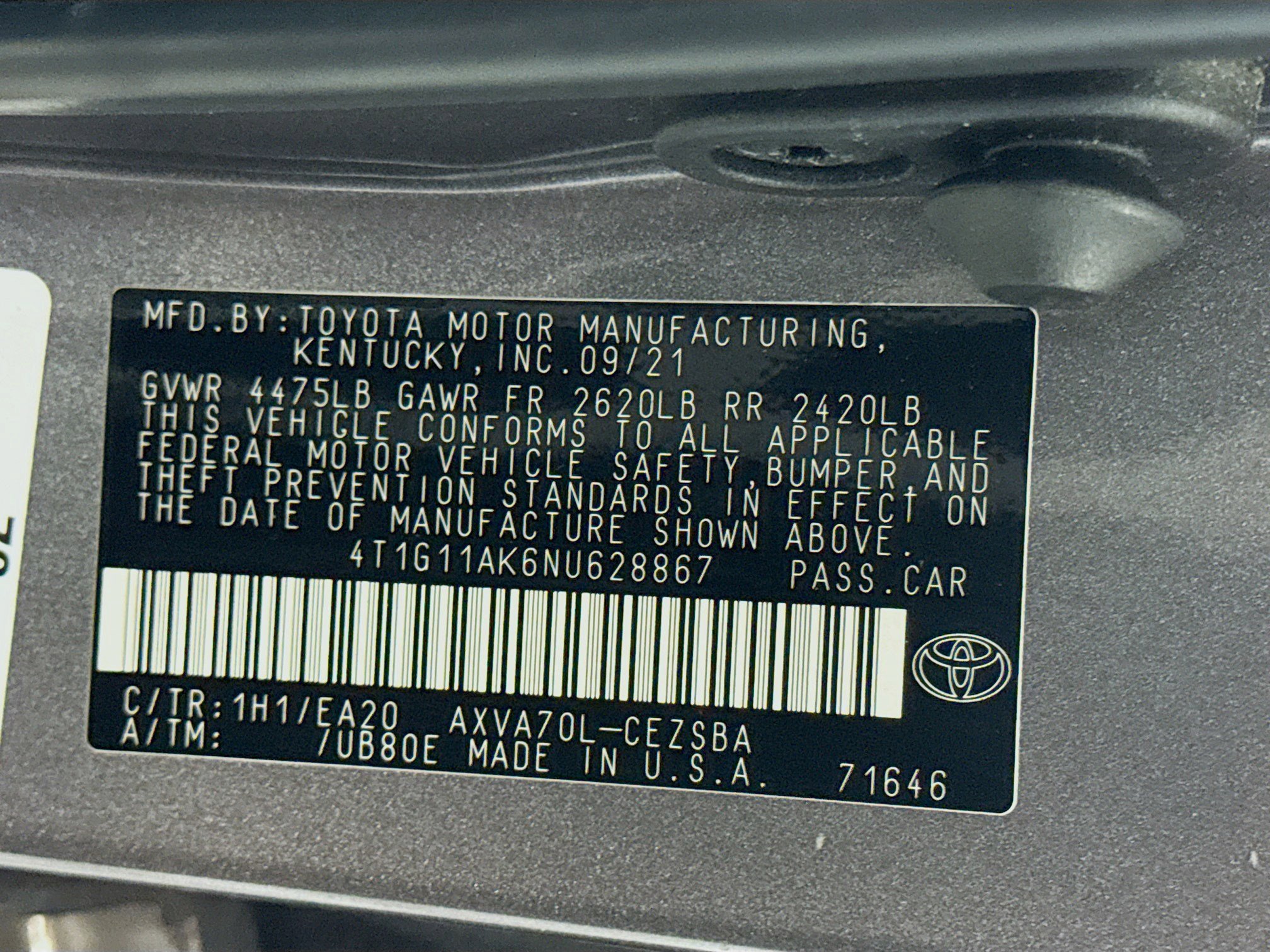 Used 2022 Toyota Camry SE image 39