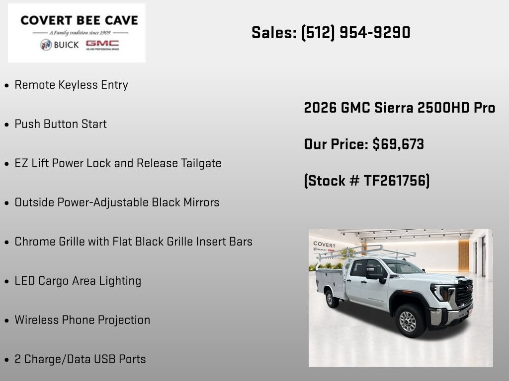 New 2026 GMC Sierra 2500 Pro w/ Convenience Package RWD image 21