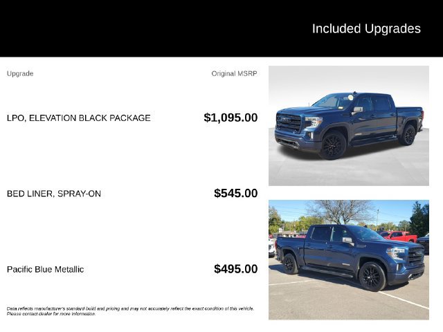 Certified 2021 GMC Sierra 1500 Elevation w/ LPO, Elevation Black Package AWD/4WD image 8