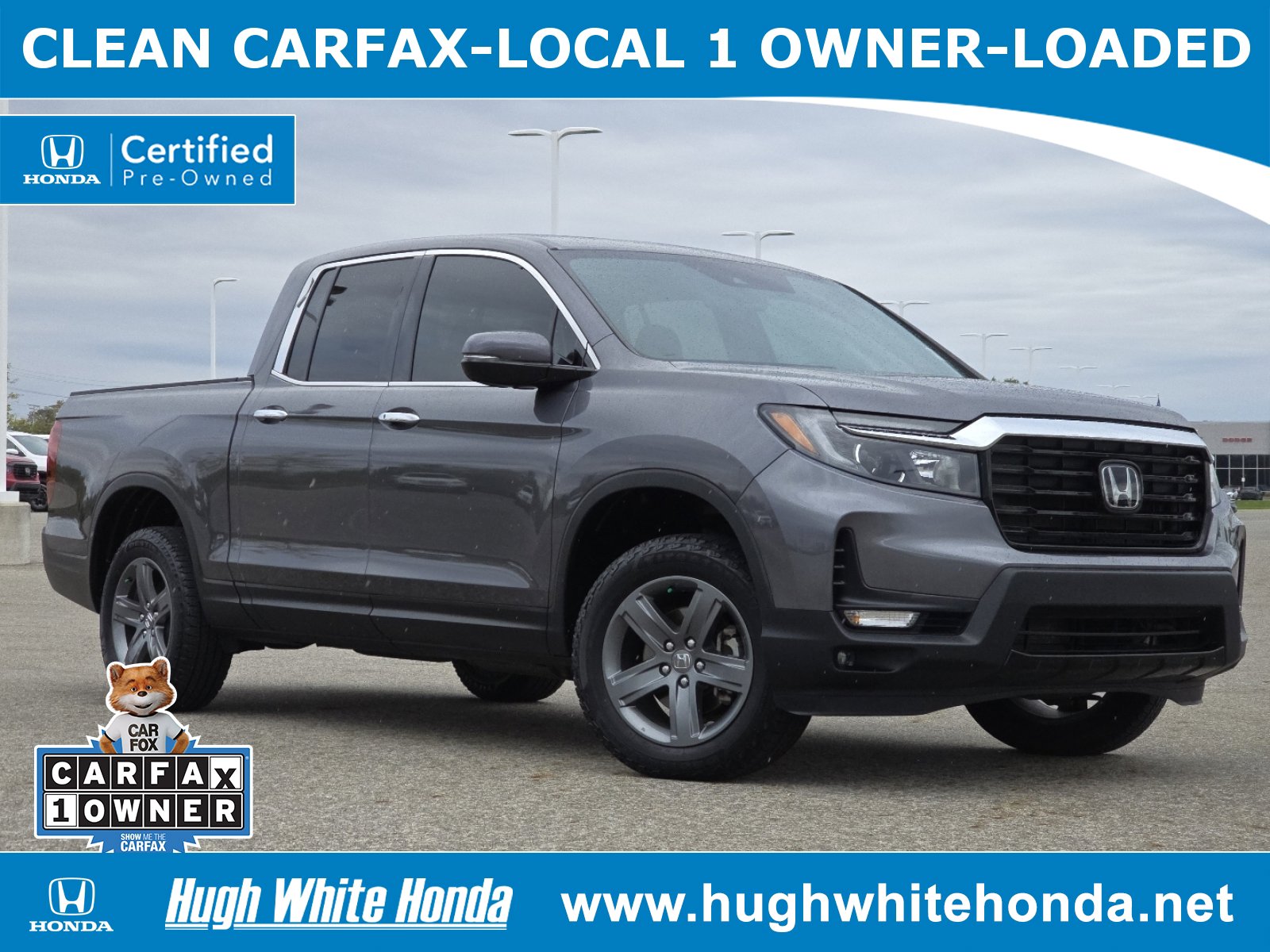 Used 2022 Honda Ridgeline RTL-E