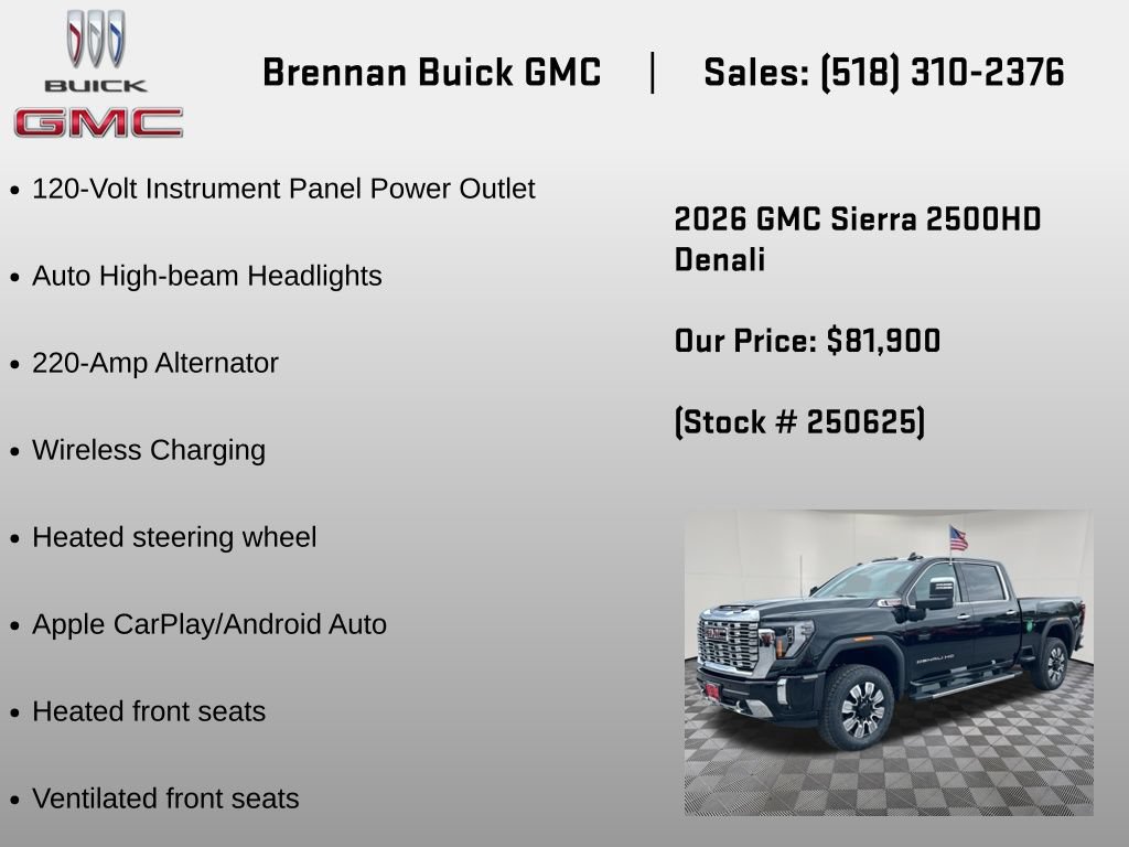 New 2026 GMC Sierra 2500 Denali AWD/4WD image 12