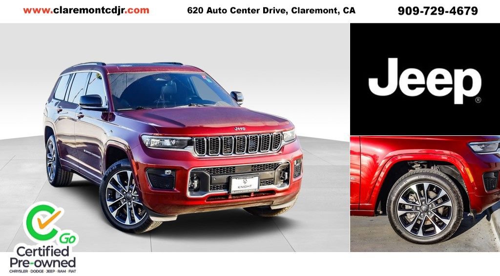 Certified 2021 Jeep Grand Cherokee L Overland w/ Luxury Tech Group IV