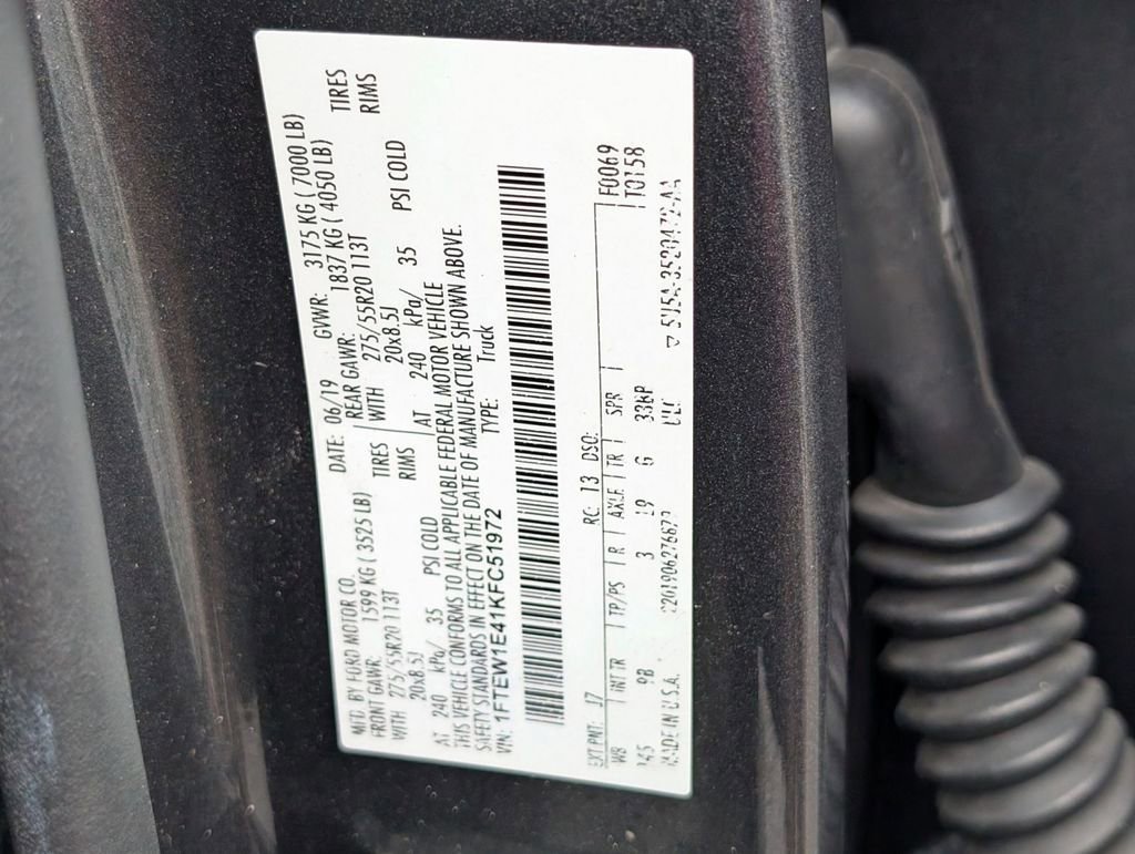 Used 2019 Ford F150 Platinum w/ Equipment Group 701A Luxury image 54