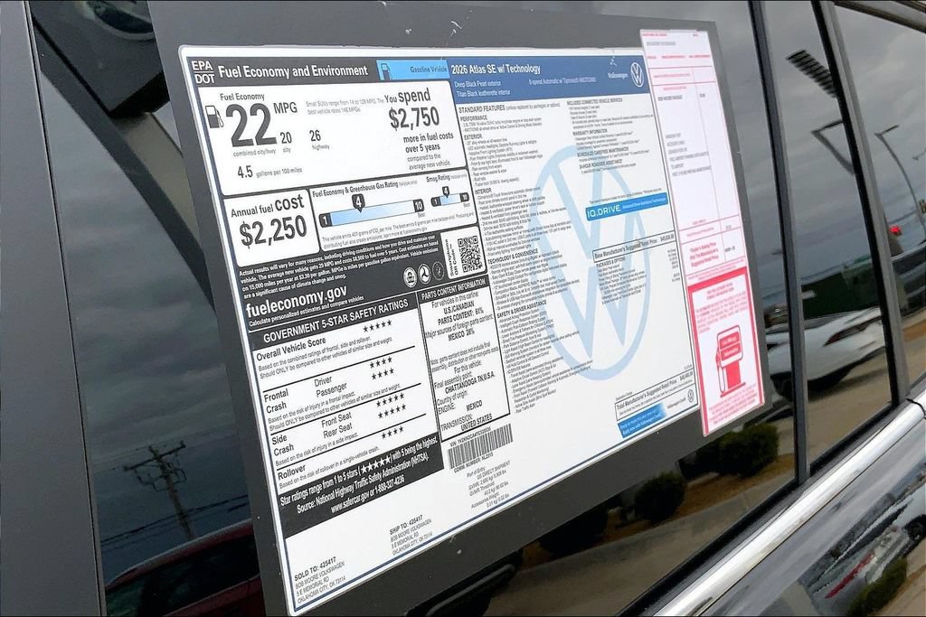 Used 2026 Volkswagen Atlas SE AWD/4WD image 14