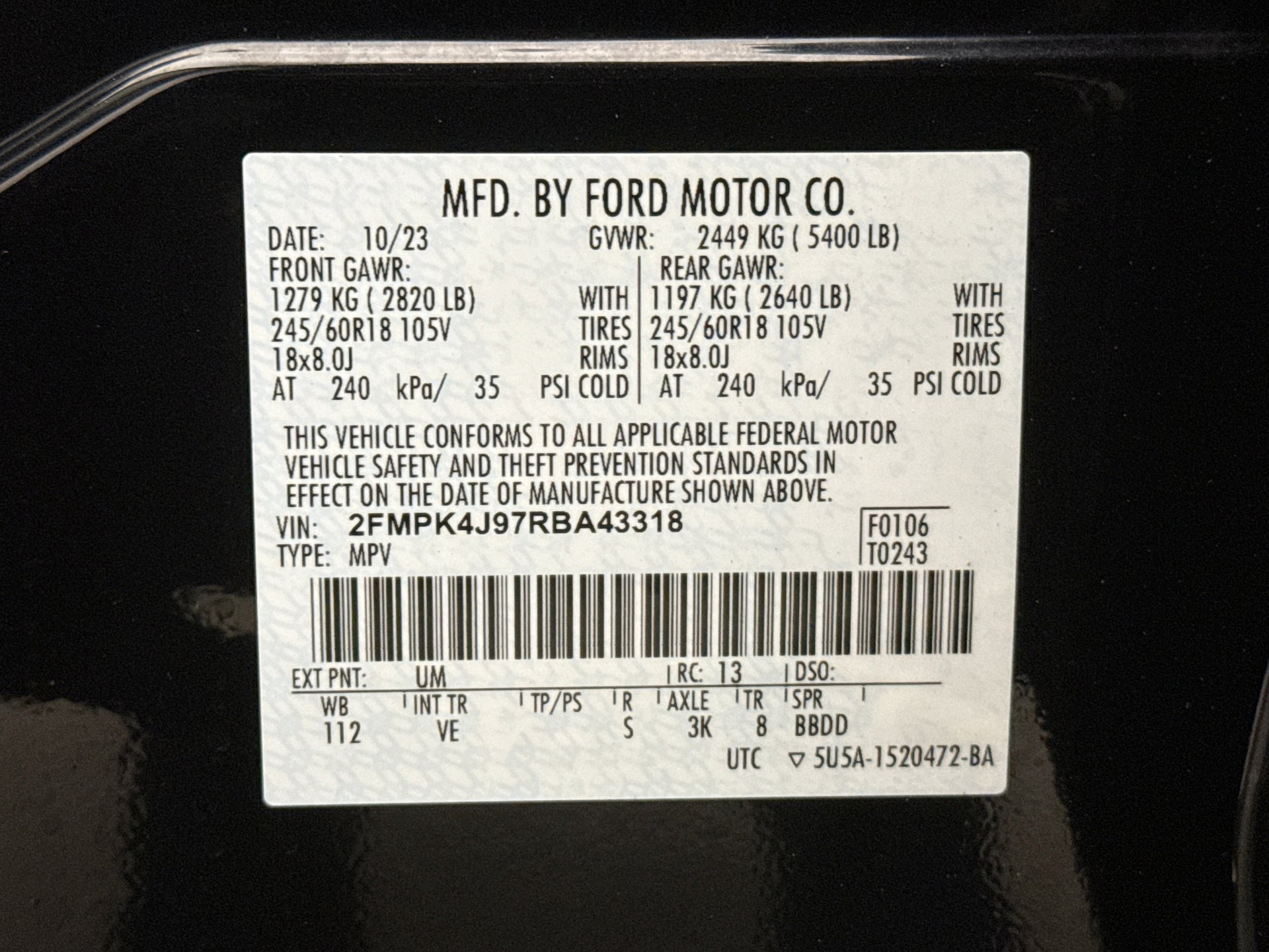 Used 2024 Ford Edge SEL w/ Convenience Package AWD/4WD image 24