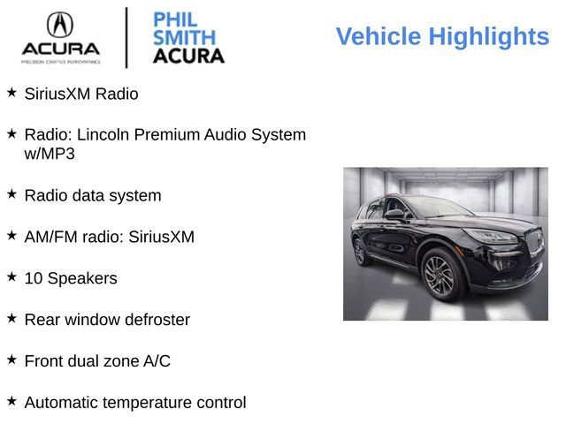 Used 2020 Lincoln Corsair FWD w/ Rear Removable Package Tray image 8
