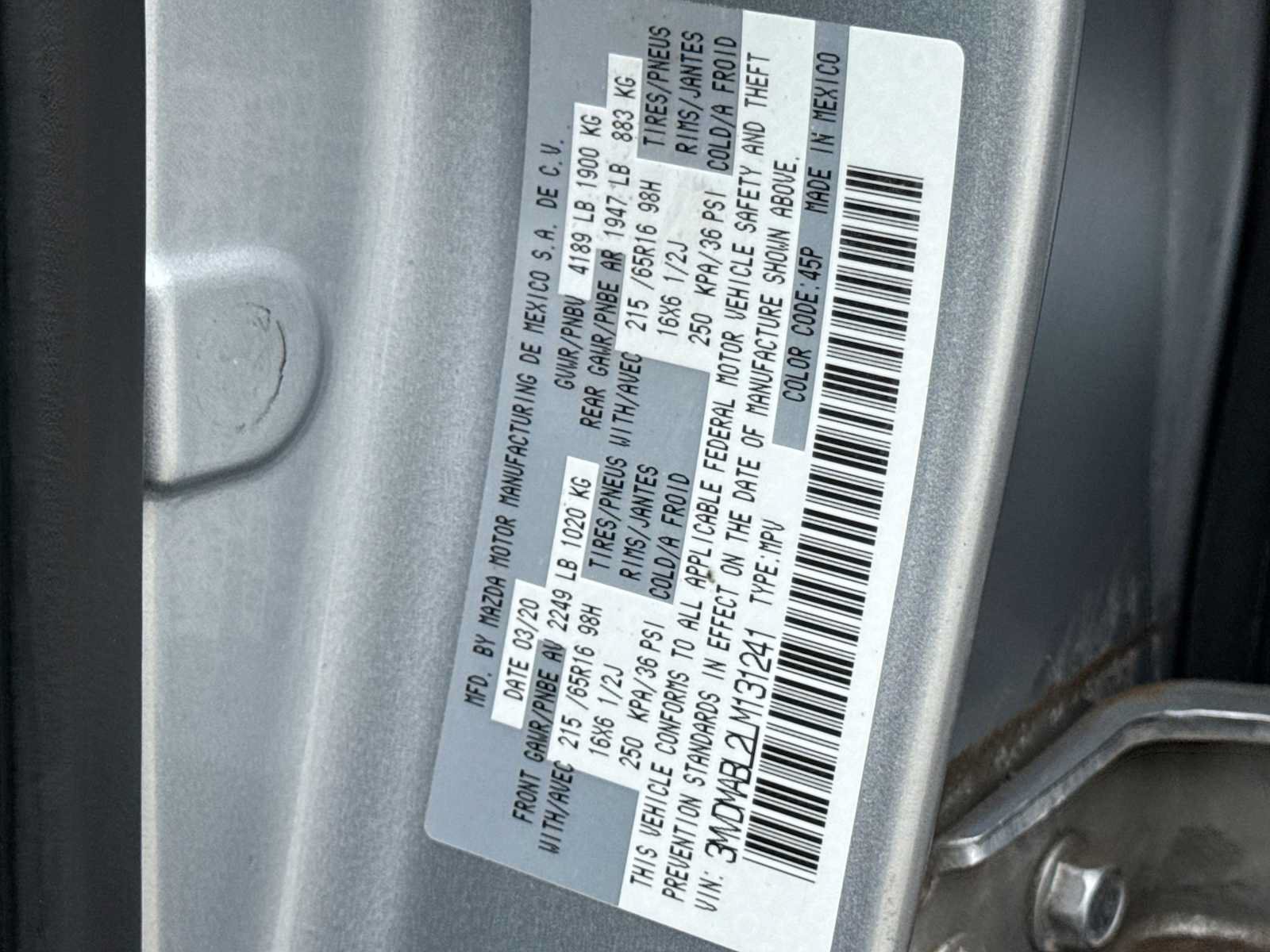 Used 2020 MAZDA CX-30 FWD image 34