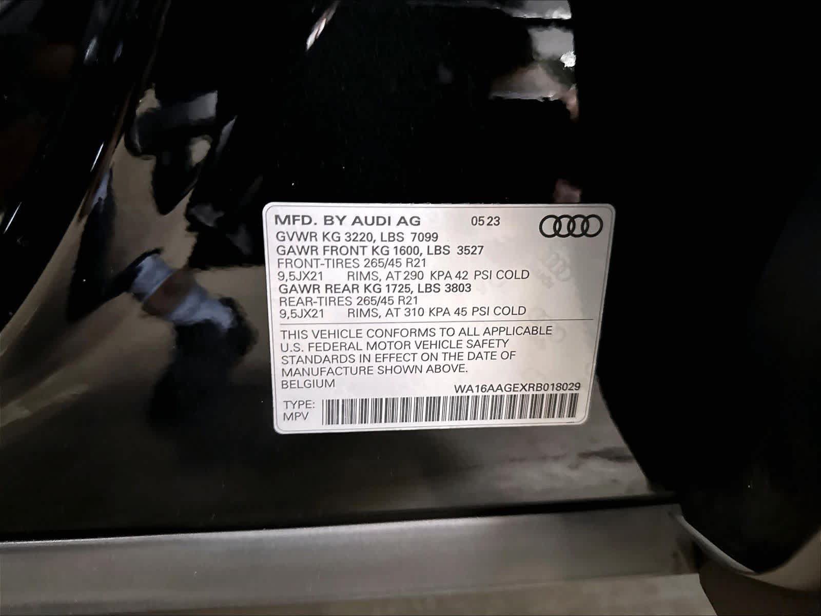 Used 2024 Audi Q8 e-tron Premium Plus w/ Prestige Package AWD/4WD image 36