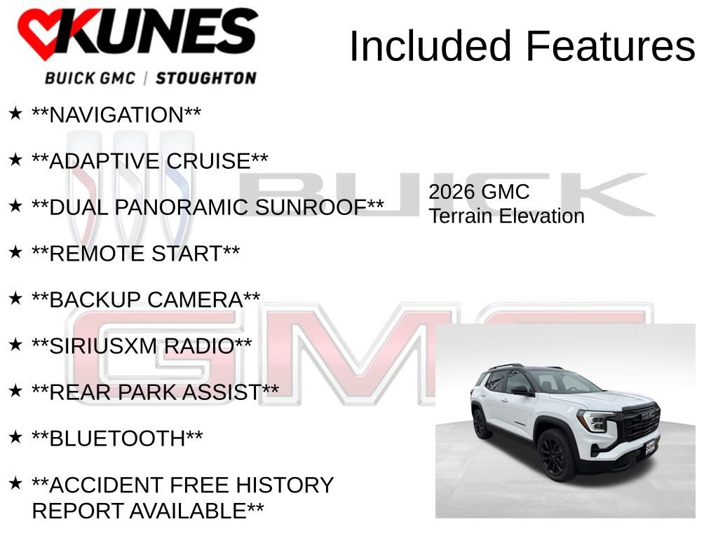 New 2026 GMC Terrain Elevation w/ Elevation Premium Package image 2