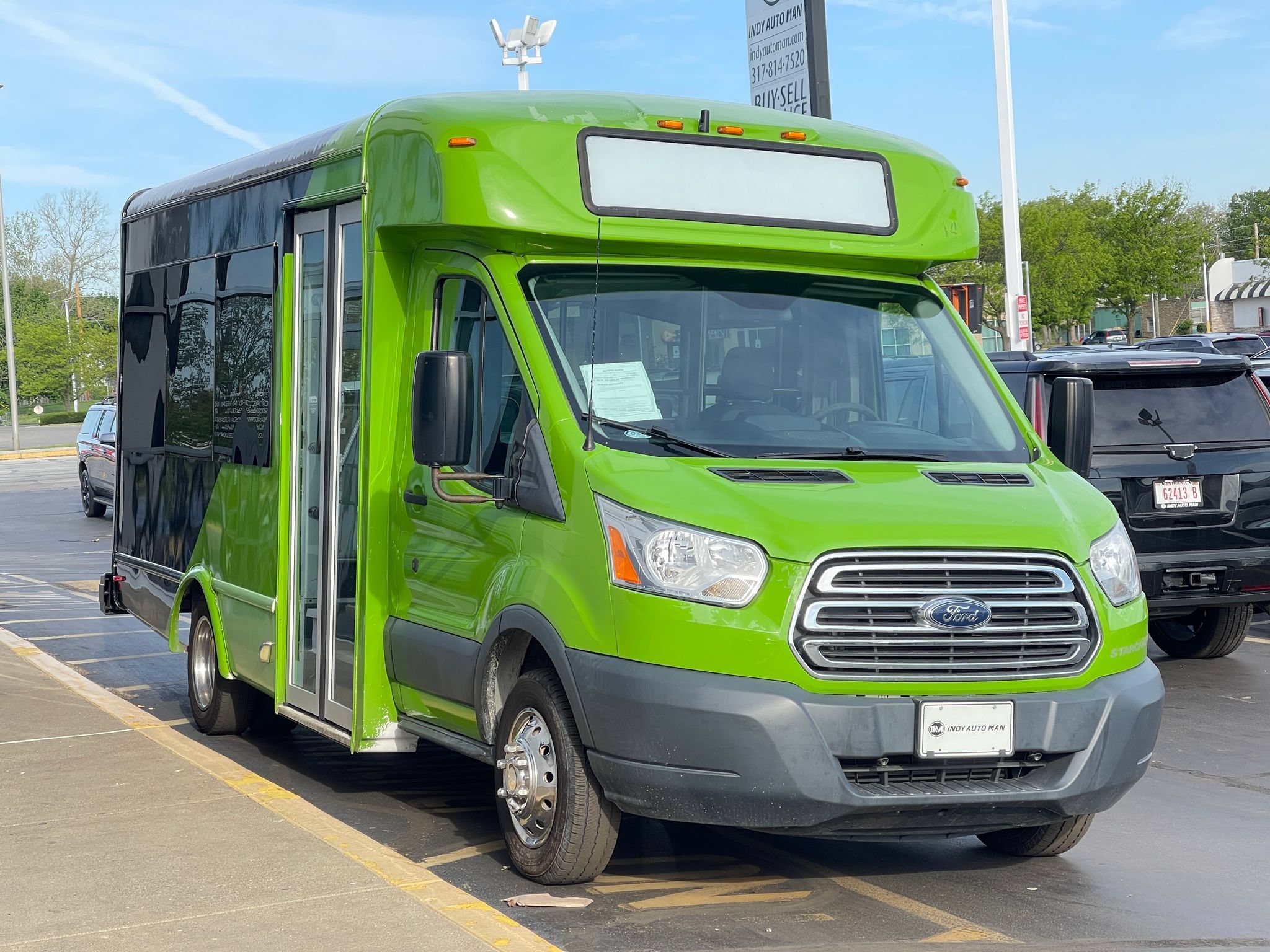 Used 2018 Ford Transit 350 156 DRW w/ Shuttle Bus Prep Package RWD image 2