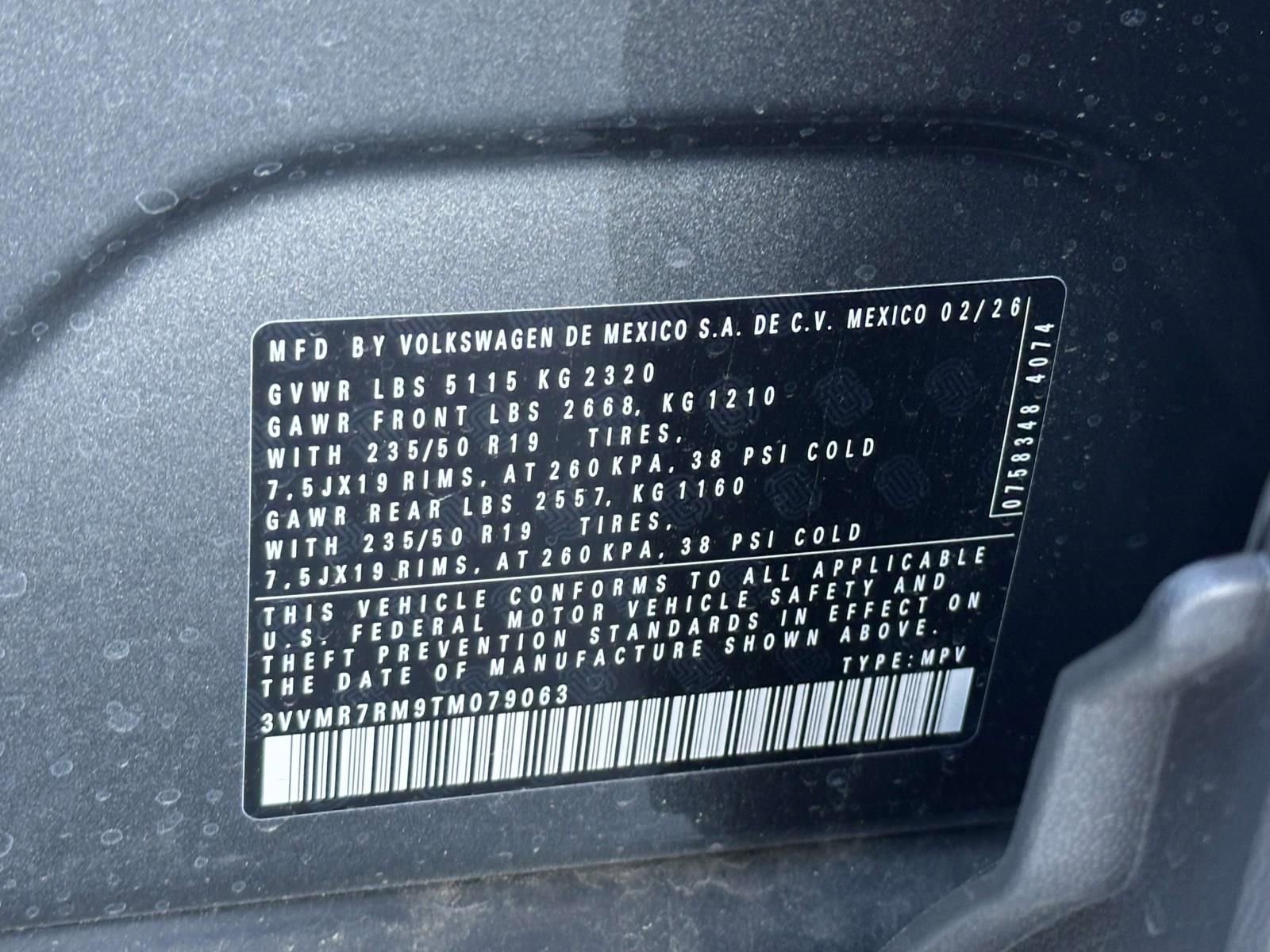 New 2026 Volkswagen Tiguan SE AWD/4WD image 16