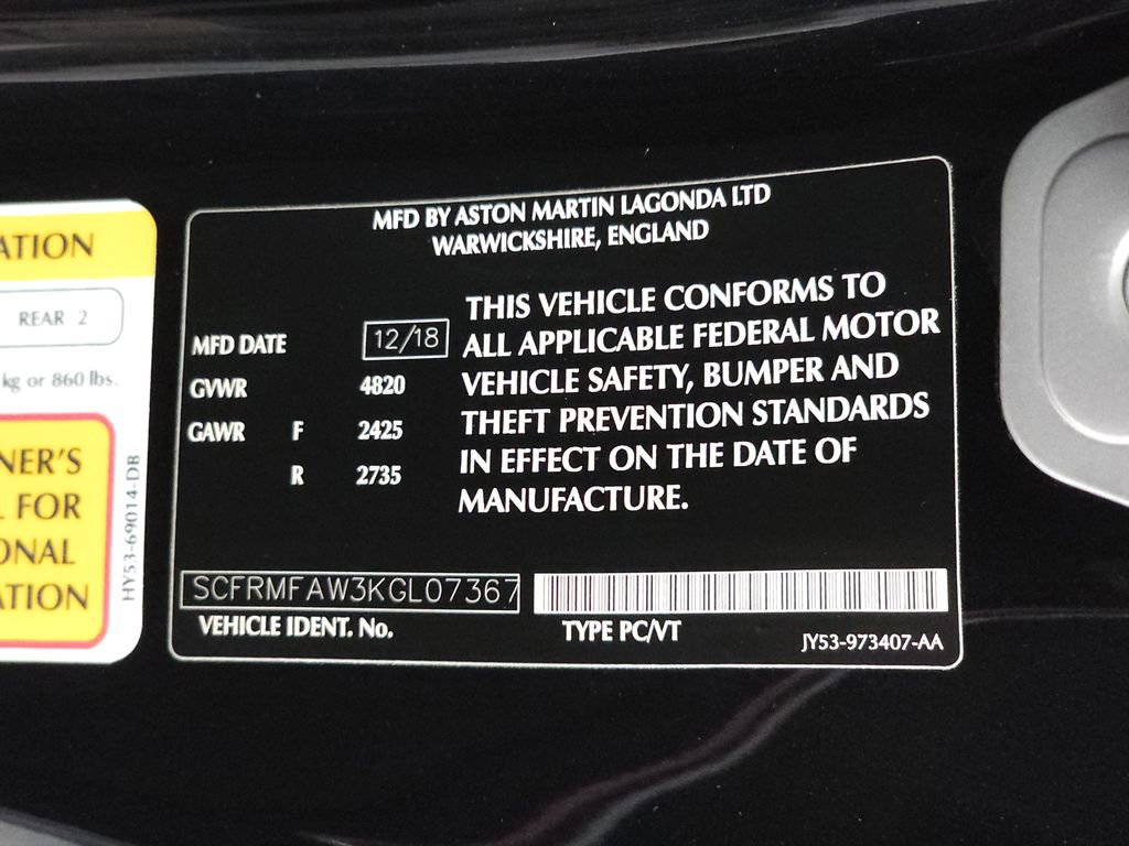 Used 2019 Aston Martin DB11 Coupe RWD image 34