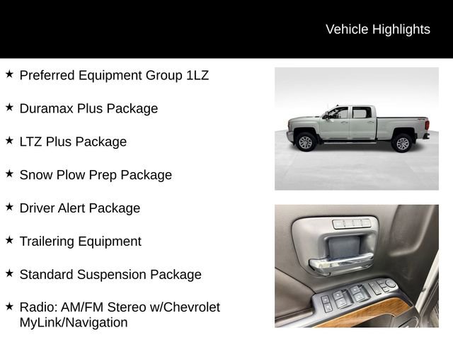 Certified 2018 Chevrolet Silverado 2500 LTZ w/ Duramax Plus Package image 28