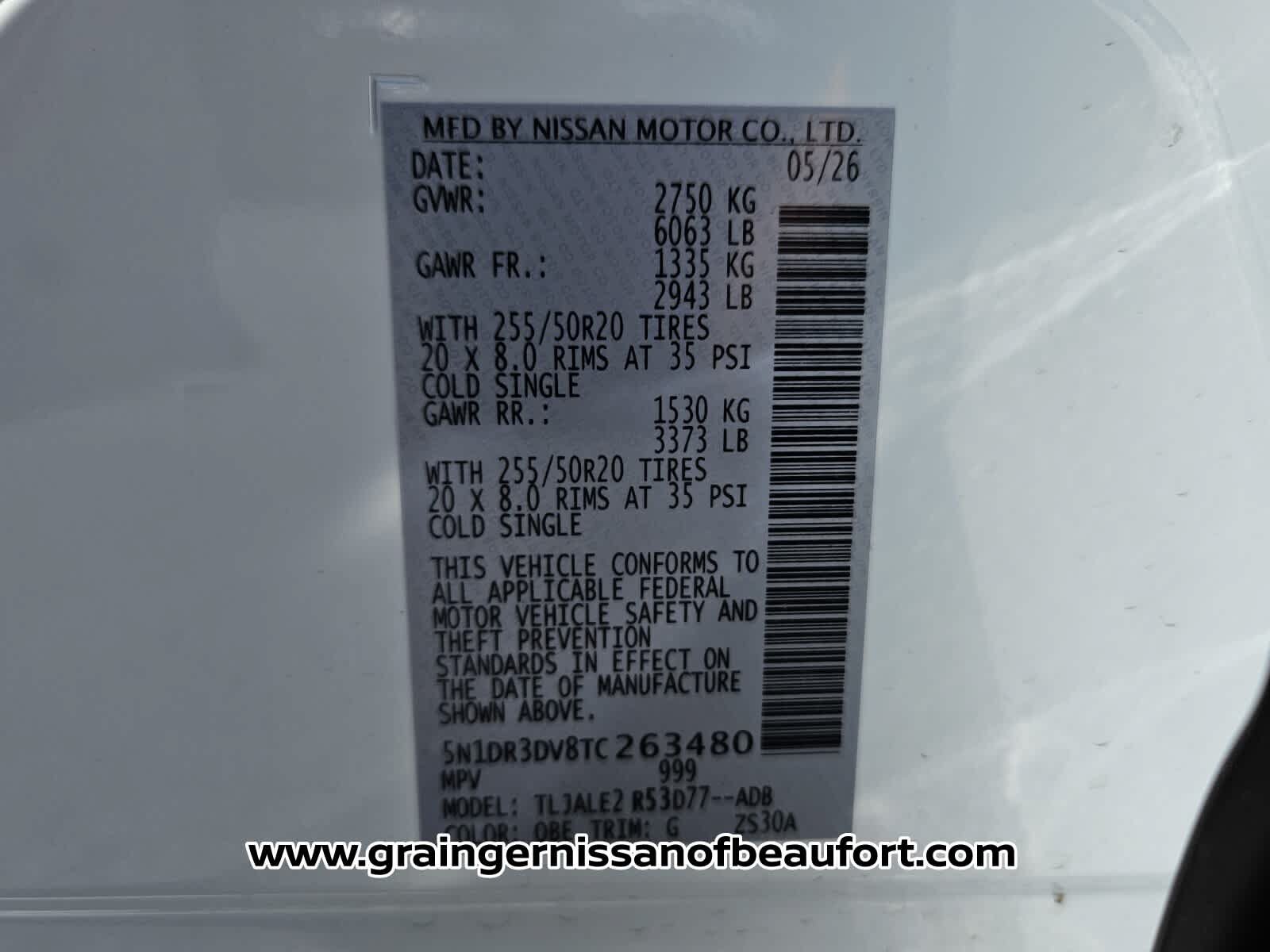 New 2026 Nissan Pathfinder Platinum FWD image 7