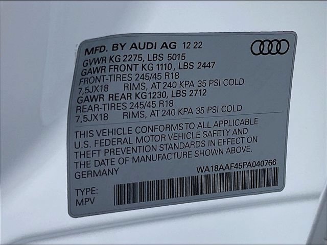 Used 2023 Audi A4 2.0T allroad Premium Plus w/ Premium Plus Package AWD/4WD image 33
