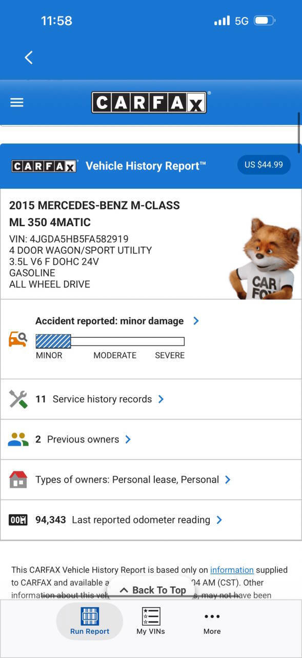 Used 2015 Mercedes-Benz ML 350 4MATIC w/ Premium 1 Package image 30