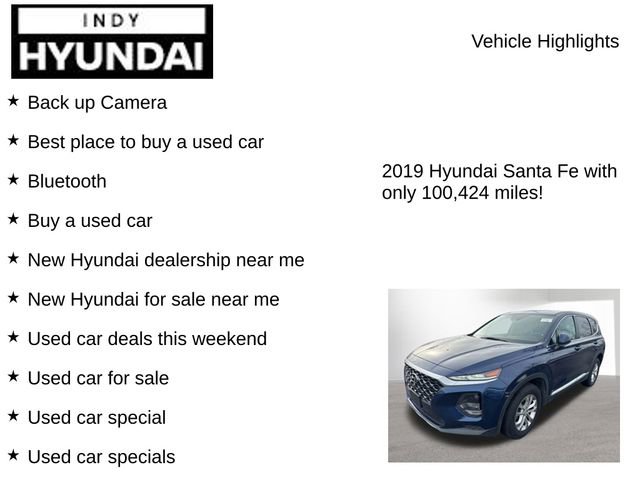 Used 2019 Hyundai Santa Fe SE image 7