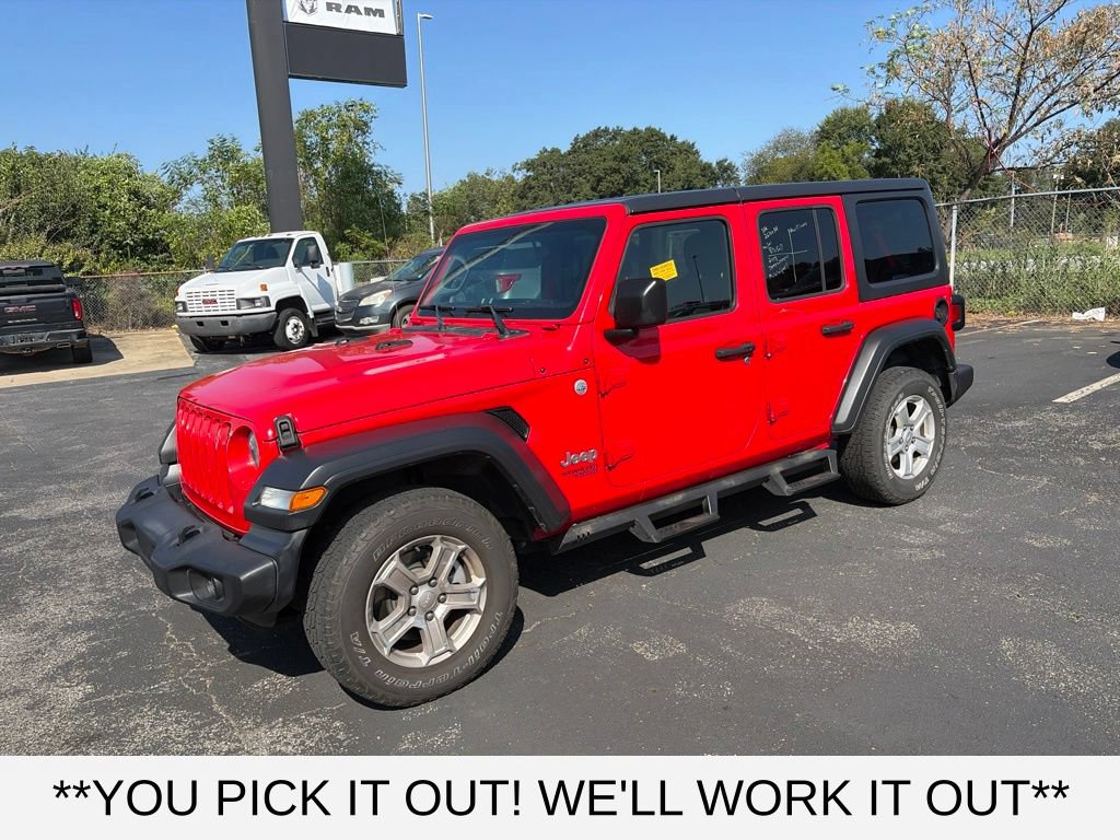 Used 2018 Jeep Wrangler Unlimited Sport S AWD/4WD image 3
