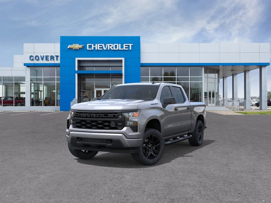 New 2026 Chevrolet Silverado 1500 Custom w/ Turbomax Blackout Package RWD image 8