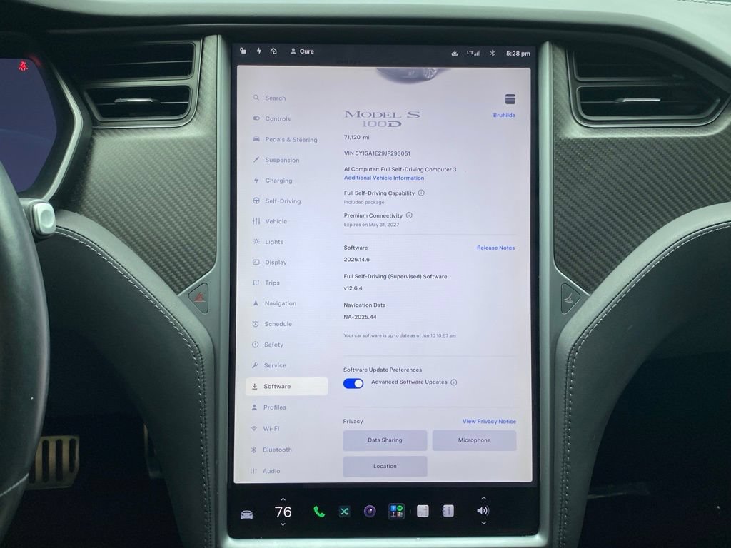 Used 2018 Tesla Model S 100D AWD/4WD image 2