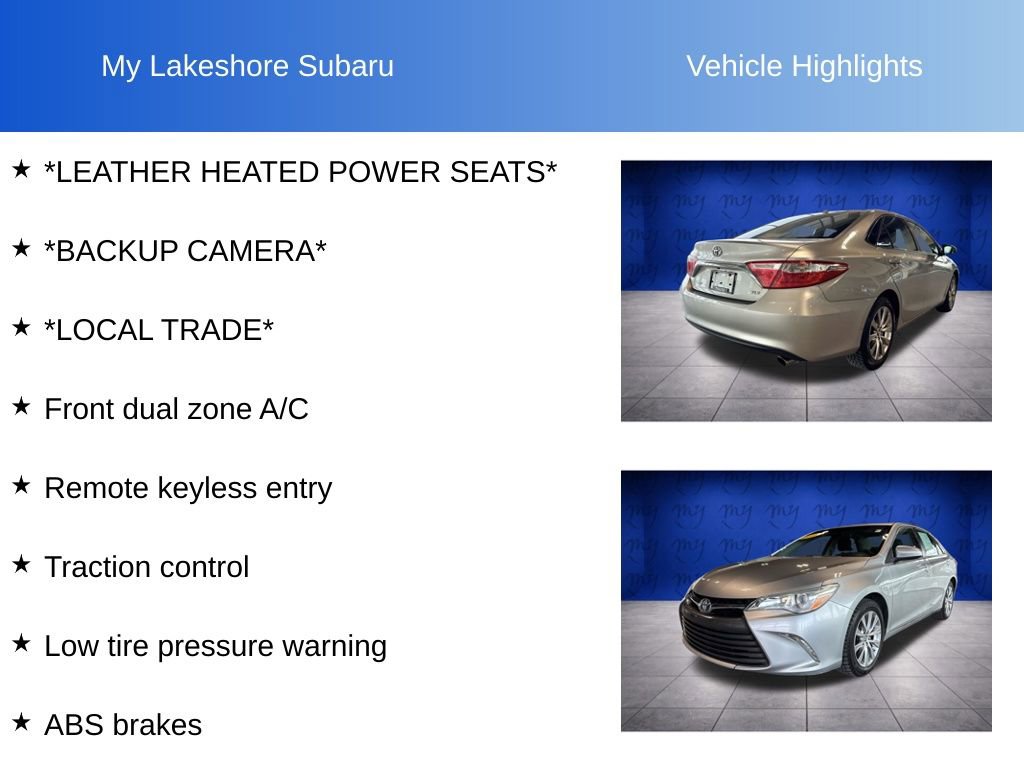 Used 2015 Toyota Camry XLE image 9