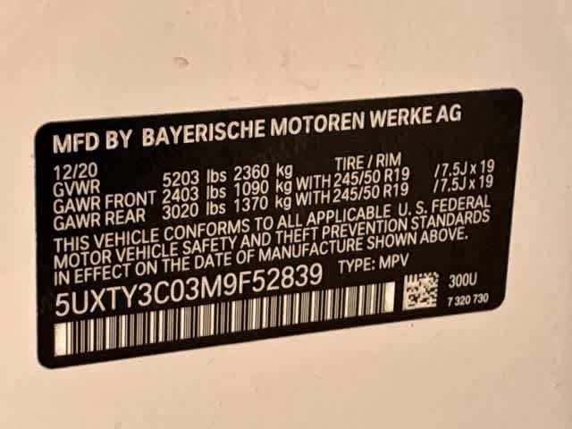 Used 2021 BMW X3 sDrive30i RWD image 37