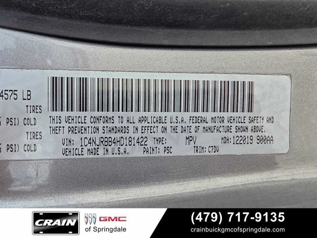 Used 2017 Jeep Patriot Sport w/ Power Value Group AWD/4WD image 32