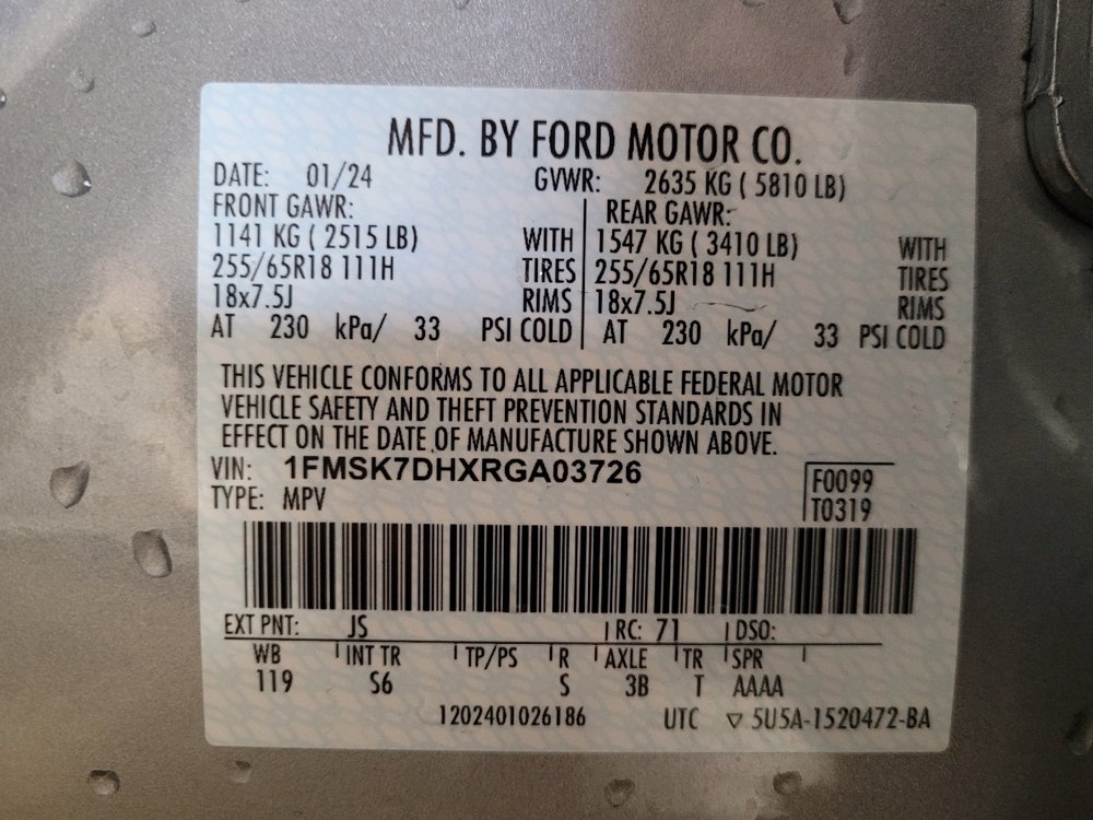 Used 2024 Ford Explorer XLT w/ Equipment Group 202A image 33