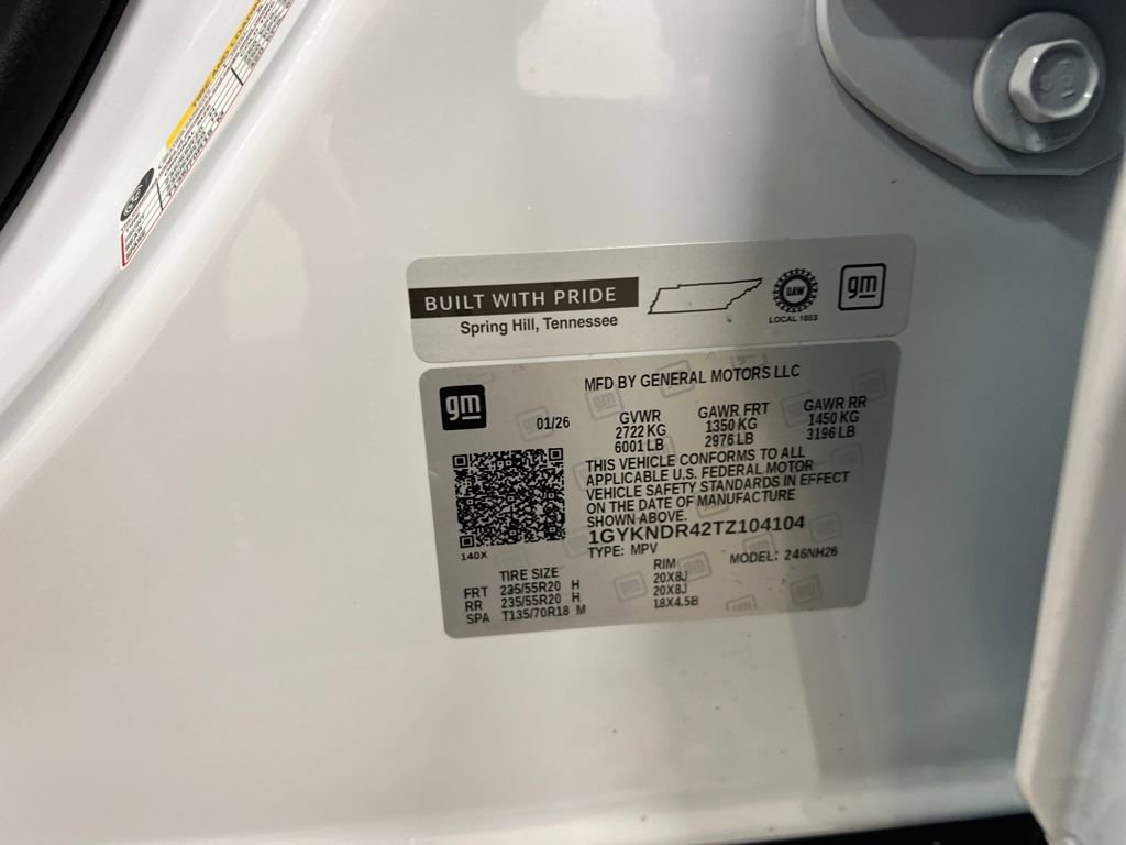 Certified 2026 Cadillac XT5 Premium Luxury w/ LPO, Floor Liner Package image 28