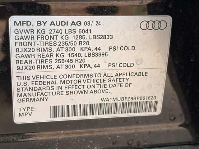 Used 2024 Audi Q4 e-tron Prestige w/ Black Optic Package AWD/4WD image 28