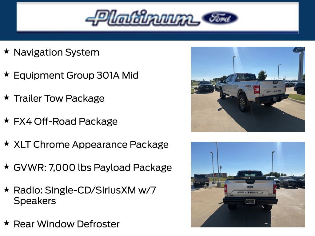 Used 2018 Ford F150 XLT w/ Equipment Group 301A Mid AWD/4WD image 22