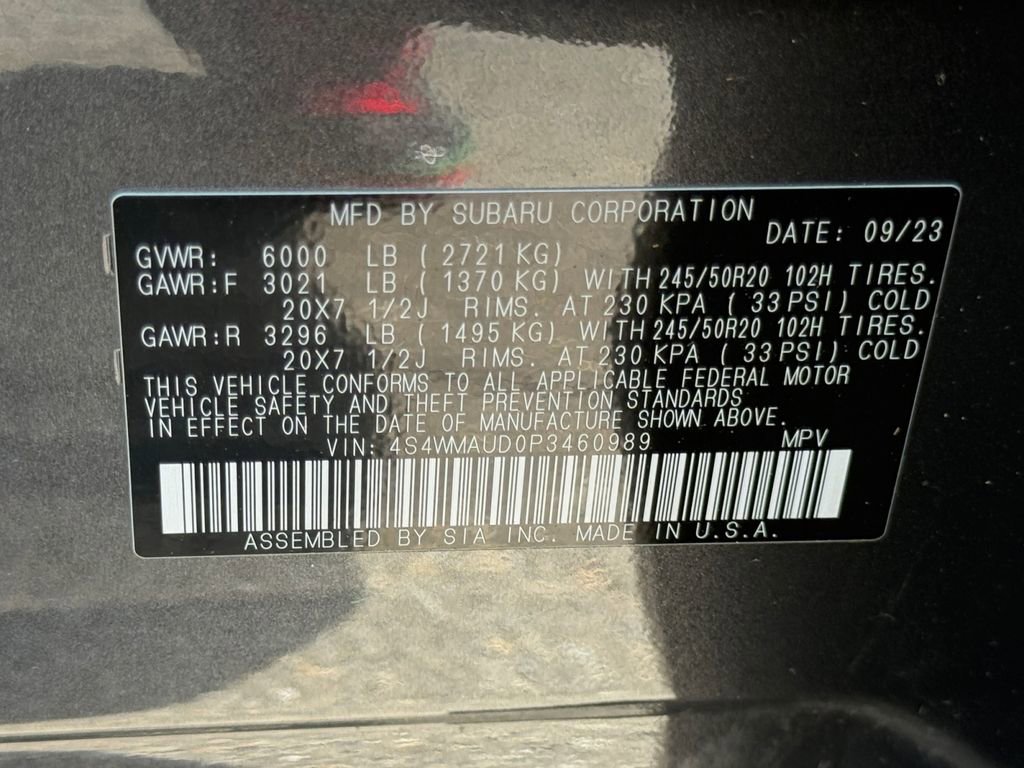 Used 2023 Subaru Ascent Limited w/ Technology Package AWD/4WD image 29