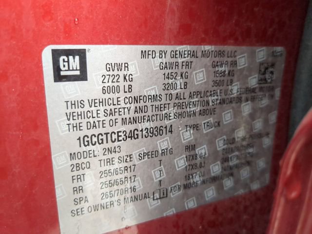 Used 2016 Chevrolet Colorado LT w/ LT Convenience Package AWD/4WD image 34