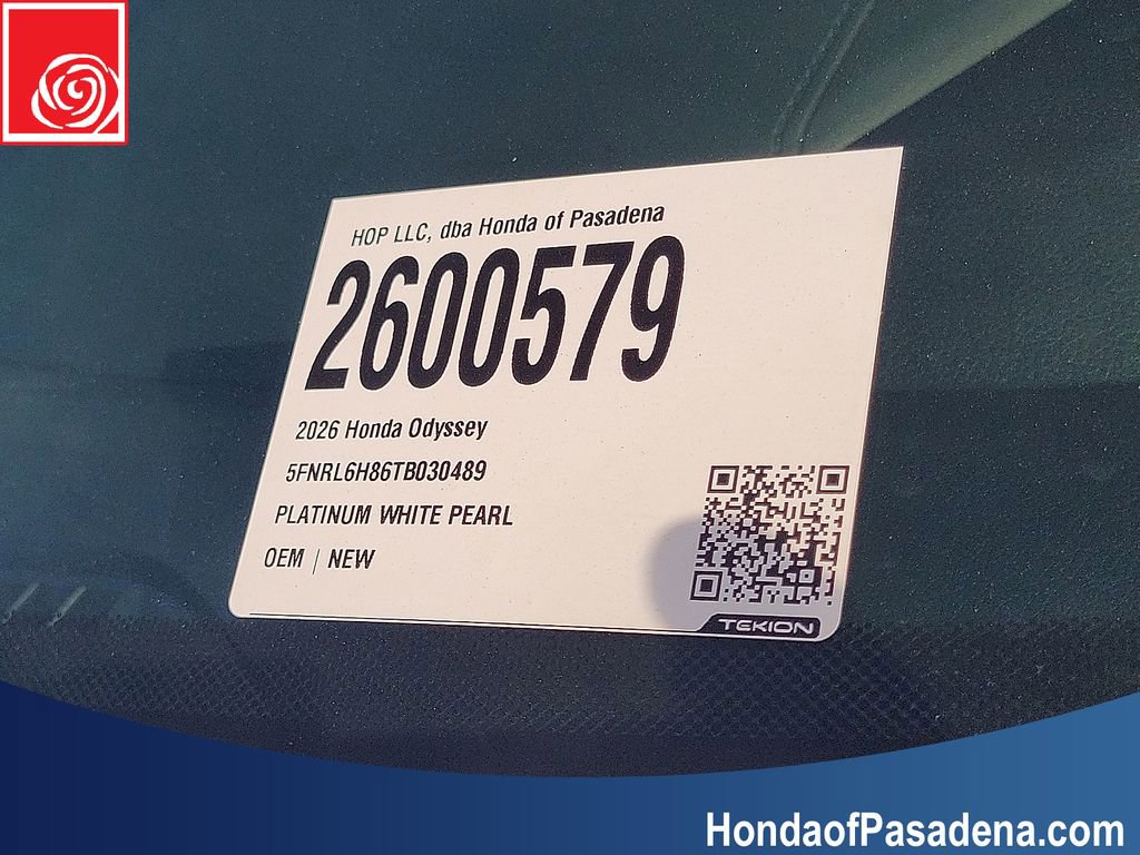 New 2026 Honda Odyssey Touring image 24