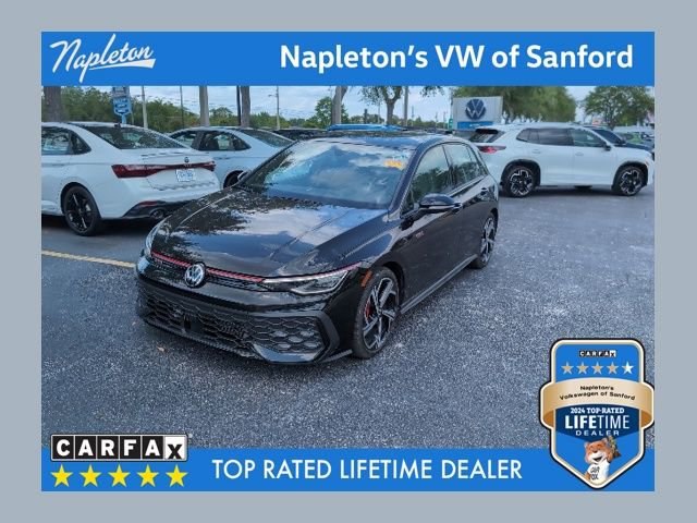 Used 2025 Volkswagen GTI SE w/ SE Leather Seating Package FWD image 1