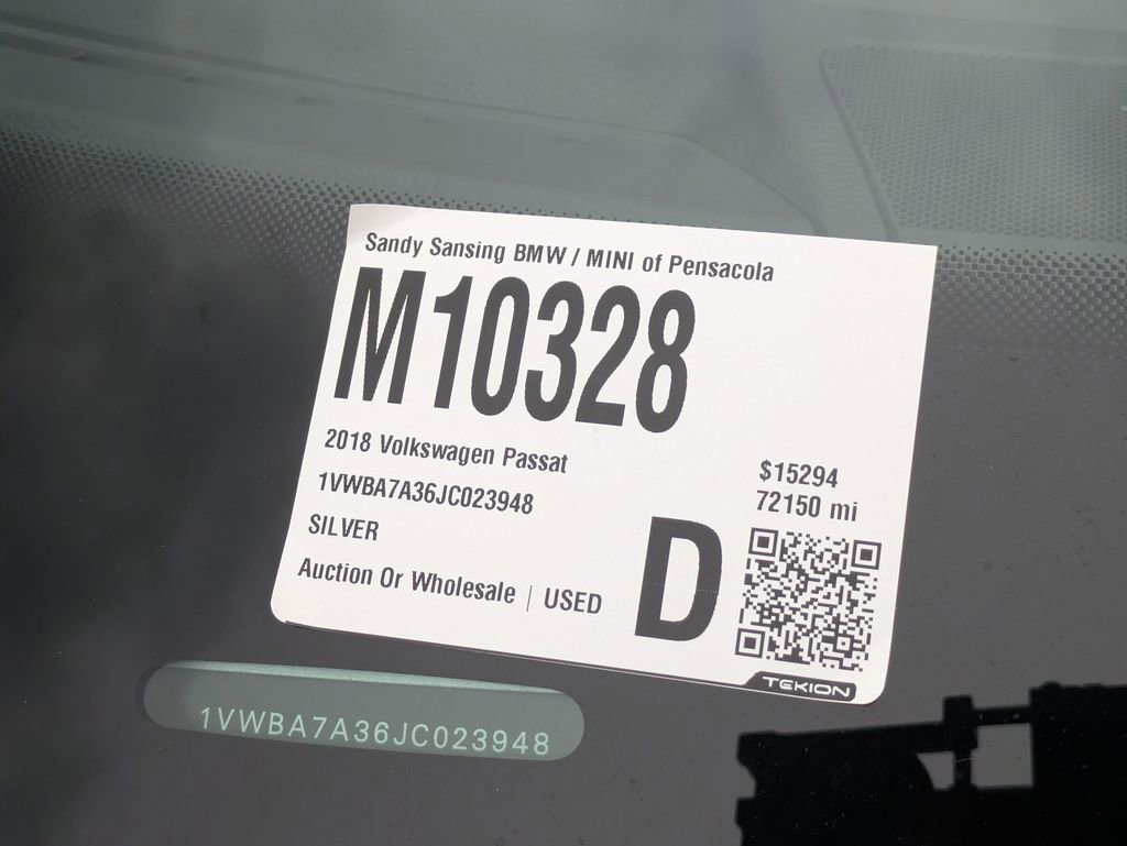 Used 2018 Volkswagen Passat 2.0T SE FWD image 5