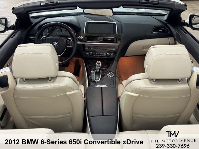 Used 2012 BMW 650i xDrive Convertible AWD/4WD image 27
