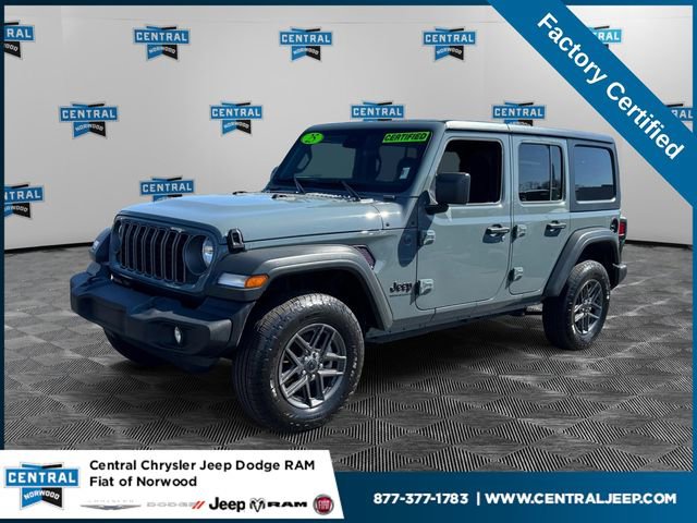 Certified 2025 Jeep Wrangler Sport S image 1