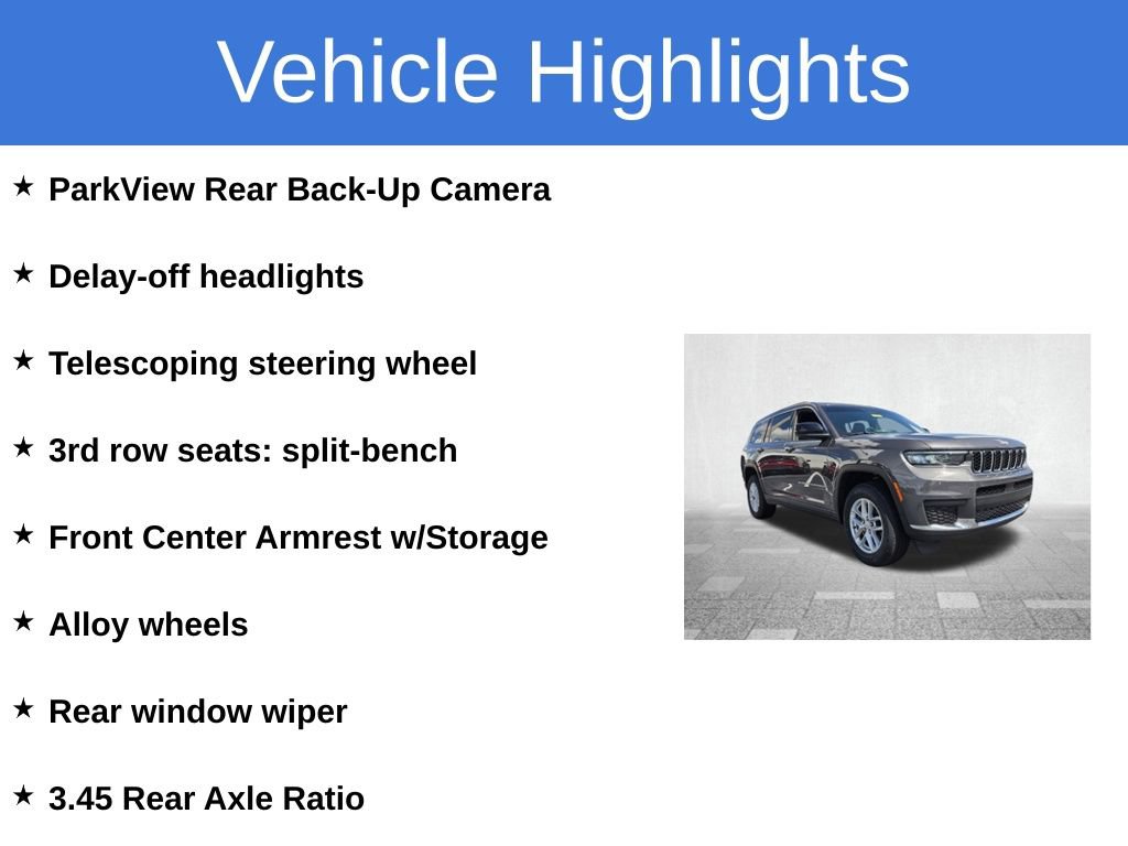 Used 2024 Jeep Grand Cherokee L Laredo RWD image 4